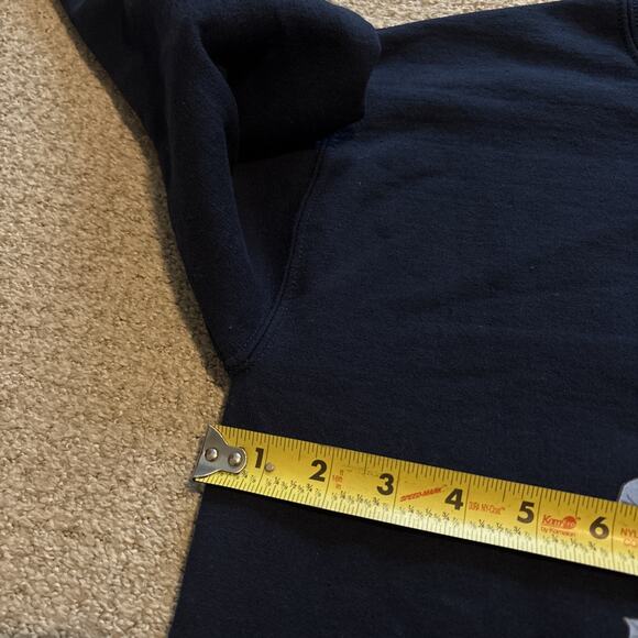 David Kushner Concert Sweatshirt Crew Neck Sz Small Blue Long Sleeve Music Logo - Picture 3 of 7